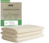 YJL Cheesecloth for Straining, 54 Sq Feet, 100% Cotton Grade 90 Unbleached Cheesecloth, Fine Cheesecloth | 6 Yards Cheese cloths for Cooking | Straining | Canning | Steaming and Reusable Cheesecloth