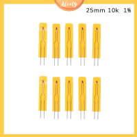 Aleaty? 10pcs NTC Thin Film Thermistor 2.5cm 5cm 3950 10K 50K 100K MF5B SMD 1% 5% เซ็นเซอร์อุณหภูมิ