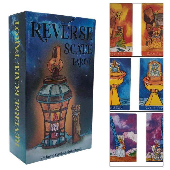 2022-new-english-card-deck-12x7cm-reeverse-scale-tarot-with-guidebook-78-cards-set-for-holiday-gift-party-leisure-board-game-usefulness