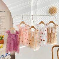 【CC】 Flying Sleeve Three-dimensional New In Dresses  Children Fashion