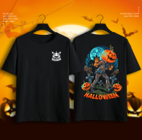 เสื้อยืดพรีเมี่ยม  Halloween T-shirt Pumpkin/Skeleton G02 เสื้อยืดฮาโลวีน เสื้อยืดเด็ก เสื้อยืดผู้ใหญ่ เสื้อยืดคอกลมผ้าฝ้ายเสื้อยืด  เหมาะกับงานปาร์ตี้ฮาโลวีน ชุดแม่ลูก