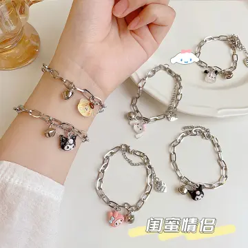 Sanrio Kuromi My Melody Magnetic Rope Chain Bracelet Set