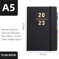 2023 365 Notepad Book Notebook Agenda Planner Stationery Calendar Time Schedule English Inside