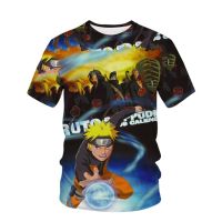 2023 Anime Naruto T Shirt 3D Men Cartoon Casual T Shirt Cute Clothing Cool T Shirt Kawaii Fashion Crew Neck T Shirt