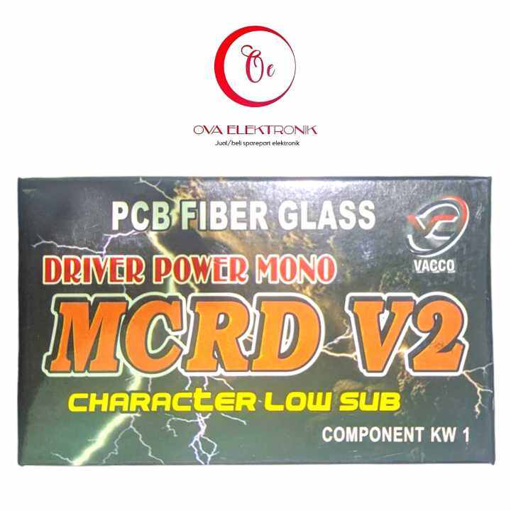 KIT Driver Power Mono MCRD V2 Character Low Sub PCB FIBER GLASS