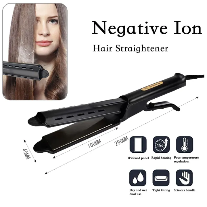 👅100% original COD Professional Hair Iron Straightening Irons Ceramic Tourmaline Ionic Flat Iron Hair Straightener Professional Glider PLUG 4 Grades Straightener Straight hair splint | Lazada PH 👅100% original COD Professional Hair Iron Straightening Irons Ceramic Tourmaline Ionic Flat Iron Hair Straightener Professional Glider PLUG 4 Grades Straightener Straight hair splint | Lazada PH