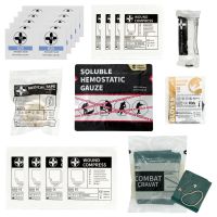 【LZ】 RHINO RESCUE HEMOSTATIC GAUZE KIT for Quick ClottingStop Bleeding GauzeCombat Gauze Kit with Wound Dressing Elastic Bandage