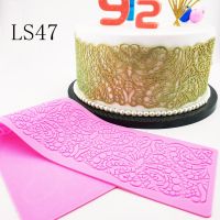 11 Retro Tradition Lace Mat Silicone Mold For Chocolate Epoxy Resin Coasters Sugar Craft Baking Cake Lace Decoration Tool Bread Cake  Cookie Accessori