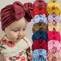 【hot sale】◙ C05 CB. Baby Girl Headband soft Headwrap sprint kids hat Flower Bow Hairband Infant Turban Elastic Cap