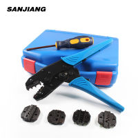 ชุด LY-03C Crimping Plier Kit Hardware Clamp Tools Terminals Set Multi Ftional Electrician Combination With 4 Jaws