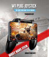 TECHGADGET NEW  W11 Joystick Controller จอยเกมส์ ปุ่มยิง PubG แบบปรับได้ มีปุ่มทิศทาง FreeFire Rules of survival Battleground (FFB) joystick จอยเล่นเกมส์มือถือ