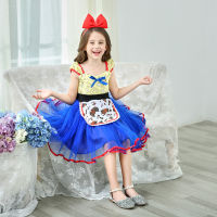 ? Popular Clothing Theme Store~ Cos Princess Anna Dress Childrens Day Group Performance Costume Kindergarten Fairy Tale Drama Performance Studio Photography