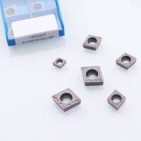 10PCS E-CCMT060204 CCMT060208 CCMT09T302 CCMT09T304 CCMT12 เครื่องมือกลึงคาร์ไบด์ภายในเครื่องกลึง CNC สําหรับสแตนเลส