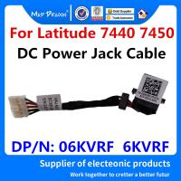 Lapdc-In สาย Dc In แจ็คไฟ Dc สายเคเบิลสำหรับ Dell ละติจูด7440 7450 E7440 Vaua0 E7450 Dc30100mf00 06Kvrf 6Kvrf