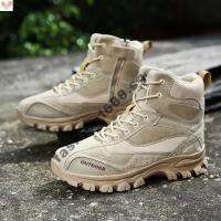 [Extra Large Size 39-47] New Outdoor Desert High-Top Tactical Forces Hiking Anti-Slip Tooling 5HcS