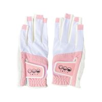 ✢ New Womens Golf Gloves Micro Soft Fiber Breathable Anti Slip Left And Right Hand Sports Gloves