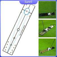 SunnT อุปกรณ์ช่วยในการวางอุปกรณ์ฝึกวงสวิงกอล์ฟการวางกอล์ฟกระจกวัดกรีนสำหรับผู้เริ่มต้นแก้ไขตำแหน่งกระจกอะคริลิคการวางกอล์ฟเทรนเนอร์กอล์ฟสำหรับบ้าน