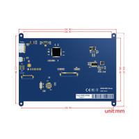 7นิ้วหน้าจอสัมผัสสำหรับราสเบอร์รี่ Pi 3 capacitive 7 จอ LCD สำหรับกล้วย Pi USB หน้าจอสัมผัสจอแสดงผลด้วยกรณีคริลิค