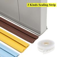 PVC Under Door Draft Stoppers Foam Silicone Weather Stripping Door Sealing Strip Wind Blocker Noise Stopper Door Sealing Strip