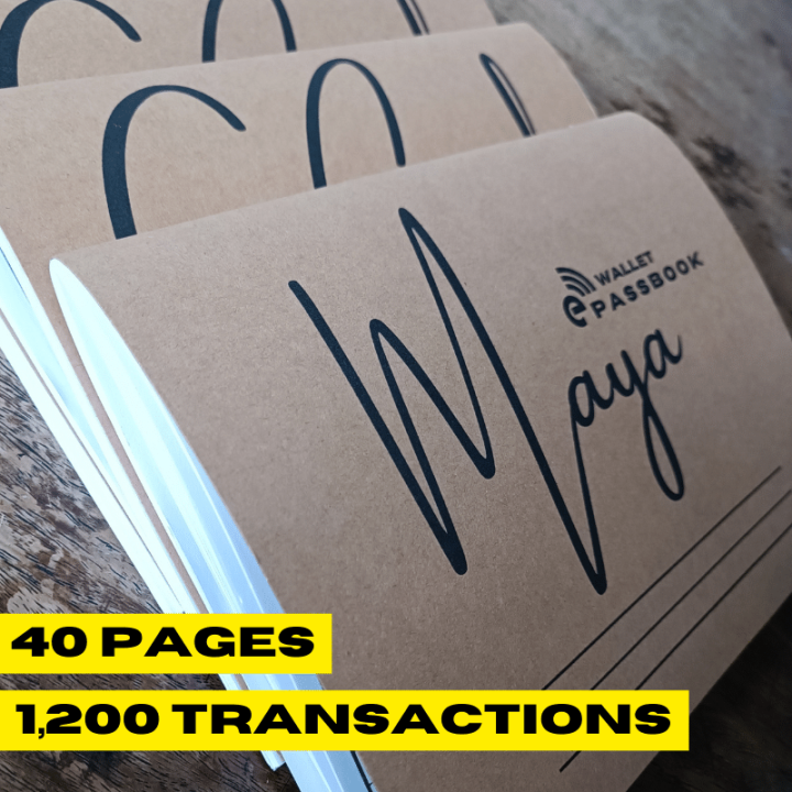 eWallet Passbook for GCash Maya and other Electronic Wallets Lazada PH