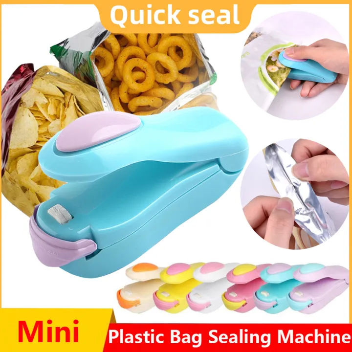 [YESPERY] Portable Heat Sealer Plastic Bag Storage Packet Mini Sealing ...