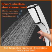 Shower Head 300-Hole High Quality Square Hand-Held Pressurized Shower Head Water-Saving ShowerHead