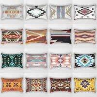 [HOT ZILXQIQILASW 103][ขายดี] 30Cm X 50Cm Navajo สามเหลี่ยมลายทางย้อนยุคสไตล์แปลกใหม่อุปกรณ์ประดับตกแต่งปลอกหมอนรถยนต์โซฟาสี่เหลี่ยมพิมพ์ด้านเดียว