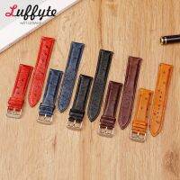 Ostrich Pattern Genuine Leather Watch Strap 18mm 20mm 22mm Wristwatch Band Smartwatch Straps Quick Release Watchband