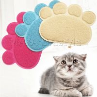 MAYA แผ่นดักทรายแมว แผ่นดักทรายแมว พรมอุ้งเท้าแมวลับเล็บแมว Cat litter pad - Cat litter Mat