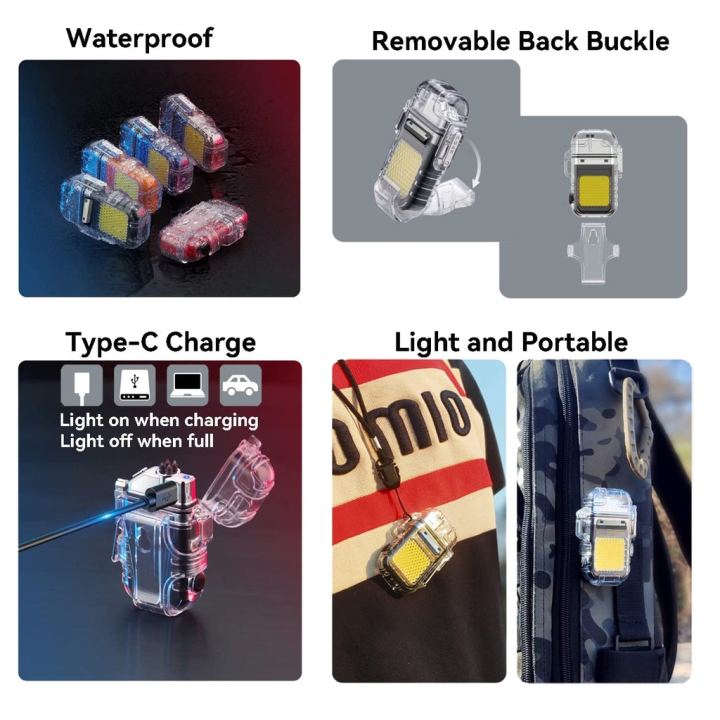ไฟฉายแบบพกพา-windproof-กันน้ำสองโค้งซิการ์ไฟแช็กเย็นและสวยงามซิการ์ไฟแช็กตั้งแคมป์ไฟแช็ก-แบตเตอรี่มัลติฟังก์ชั่แสดงซิการ์ไฟแช็ก-บุหรี่ไฟฟ้าไฟแช็ก-usb