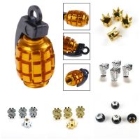 【CW】 4pcs/lot Bicycle Tire Valve Caps Universal Dustproof Gold Crown Tyre Wheel Stem Air Valve Caps Tire Valve Auto Truck Bike