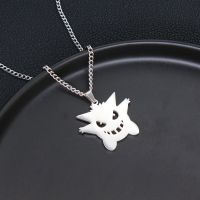 【LZ】♝∋  Pokémon Brinquedos Anime Figuras Pikachu Gengar Colar Dos Desenhos Animados Jóias Meninos Meninas Hip Hop Pingente Camisola Cadeia Ditto Colar Presentes