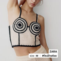 Zara Crochet corseted-inspired top