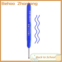 Behoo ปากกามาร์กเกอร์อเนกประสงค์ปลายยาว33มม. กันน้ำและทนต่อการขีดข่วนได้ปากกามาร์กเกอร์ก่อสร้างงานไม้เครื่องมือติดป้ายกำกับรูลึก