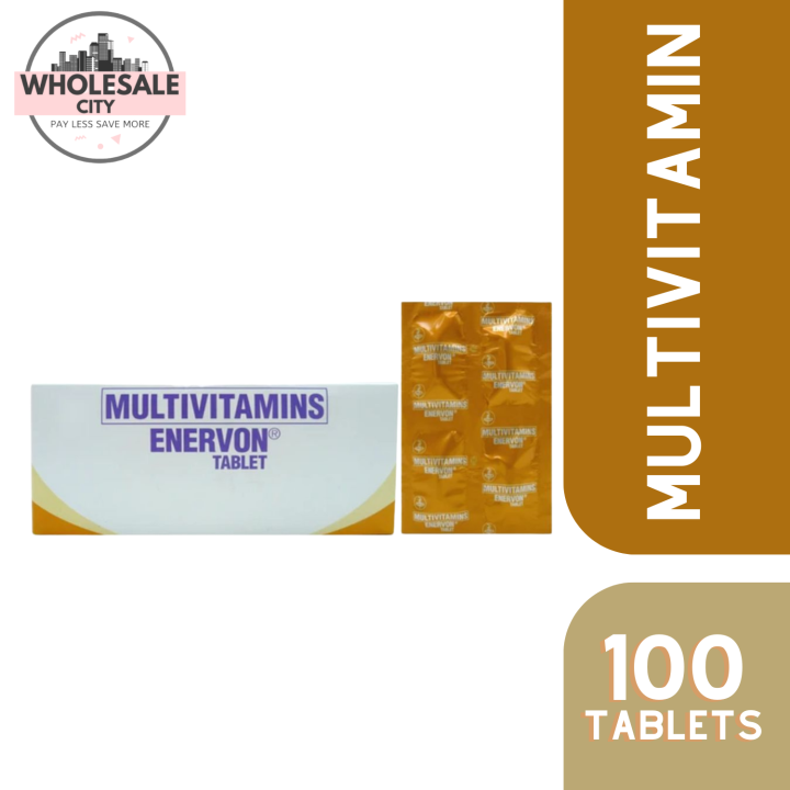 Enervon Multivitamins 1box 100tablets Lazada PH