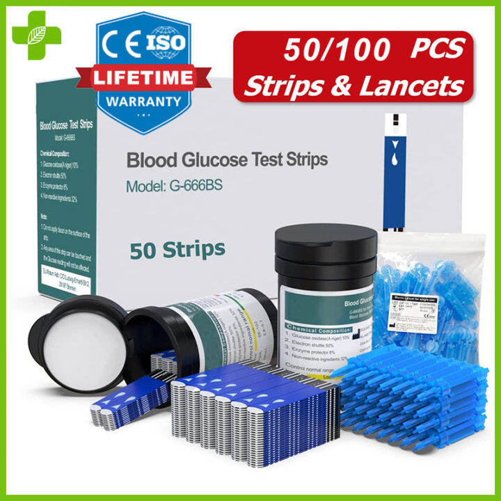 NewAnt Original 50/100pcs Test Strips for Blood Sugar Test Diabetes
