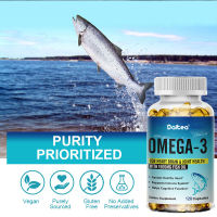 Fish oil บำรุงสมอง Hi- DHA EPA omega3 น้ำมันปลา1500mg.+วิตามิน E 60 เม็ด