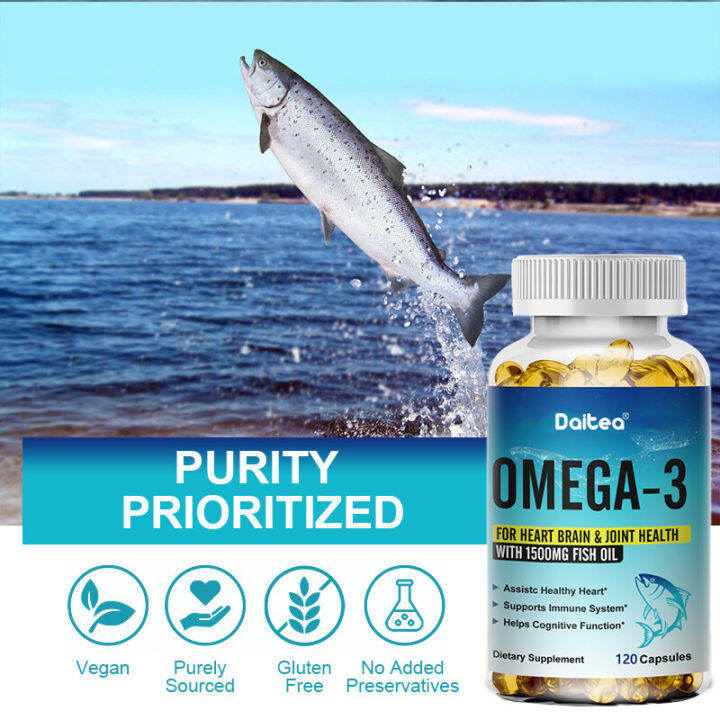 Omega3 Fish Oil with Triglycerides Epa and Dha Fatty Acids to Support