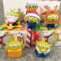 Toy Story Alien Mini Figure Christmas Series Mystery Box Anime Figure Disney Pixar Original Surprise Blind Box Children Gifts