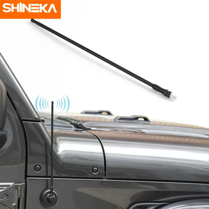 SHINEKA Car AM FM Antenna Mast for Jeep Wrangler JK 20072017 Satellite Radio Antennas for Jeep