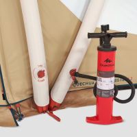 ที่สูบลมมือระบบ DOUBLE ACTION ขนาด 5.2 ลิตร 7 PSI สำหรับสูบลมเต็นท์ แบรนด์ QUECHUA Air Tent Double-Action Hand Pump