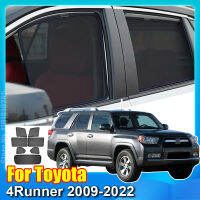 สำหรับโตโยต้า4 Runner N280 2009-2022 4 Runner แม่เหล็กรถหน้าต่างม่านบังแดดโล่ด้านหน้ากระจกด้านหลังด้านข้างม่าน Shade Visor