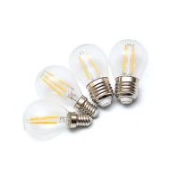 Edison Retro E27 Glass Lamp E14 LED Filament G45 LED Light 4W 8W 12W AC 220V Bulb Replace 20W 40W 60W Halogen Light Chandeliers