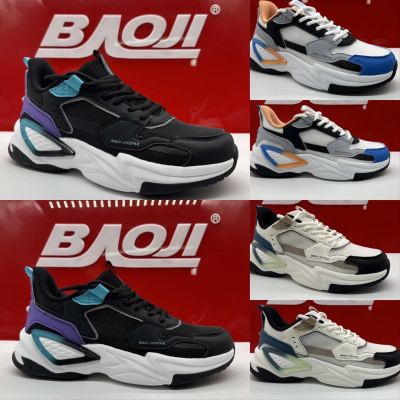 [New 03/2023] BAOJI บาโอจิ แท้100% รองเท้าผ้าใบผู้ชาย bjm751