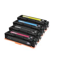 1ชุดเข้ากันได้สำหรับ Hp 203A CF540A 540A หมึกพิมพ์ Laserje Pro M254nw M254dw MFP M281fdw M281fdn เครื่องพิมพ์ M280nw