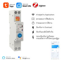 Zigbee Muti function Relay  รีเลย์ตัดไฟและวัดพลังงาน สามารถเปิดปิดผ่าน Tuya Smart