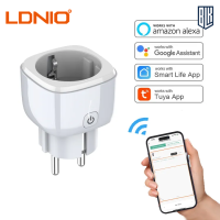 LDNIO SEW1080  SmartPlug Tuya Wi-Fi ปลั๊กไฟ อัจฉริยะ วัดพลังงาน ควบคุมผ่านแอพ TUYA / SmartLife สั่งด้วยเสียงผ่านGoogleHome