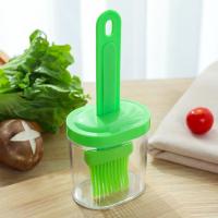 Portable Oil Sauce Seasoning Bottle Oil Dispenser with Silicone Brush for Cooking Baking BBQ Kitchen Food Grade Oil Can New