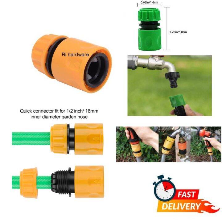 1/2'' Universal Garden Hose Connector Quick Coupling Lazada