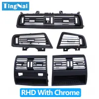 Right Hand Driver RHD Full Chrome Air Conditioning AC Vent Grille Outlet For BMW 5 Series F10 F11 F18 520 523 525 528 530